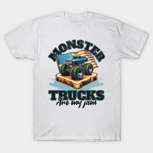 Monster Trucks Are My Jam T-Shirt